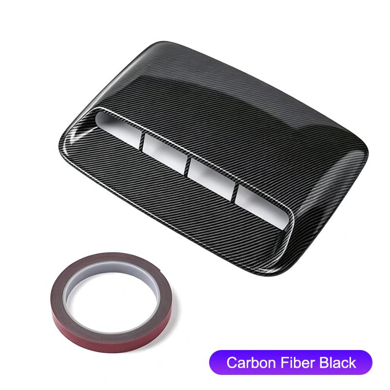 Car Air Flow Inlet Hood Scoop 1 Set Waterproof Decorative Vent Bonnet Cover Perfect for Auto Exterior Tuning DIY