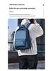 Men's Cross-Border Business Backpack - Medium College Student, Large-Capacity Leather Laptop Backpack
