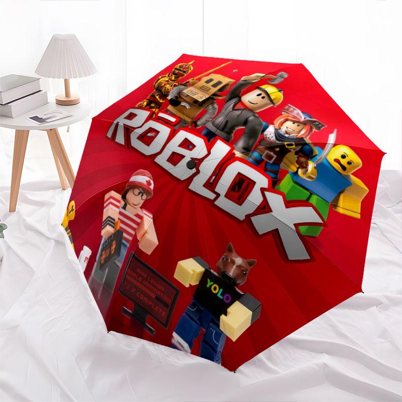 Roblox, automatic folding umbrella, portable and foldable design, 8 ribs, a Christmas or birthday gift.