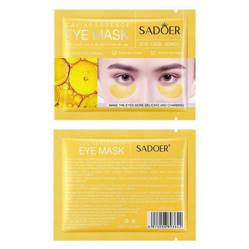 Sadoer Caviar Eye Mask Tablet Set Hydrating & Moisturising Eye Eye Mask Series