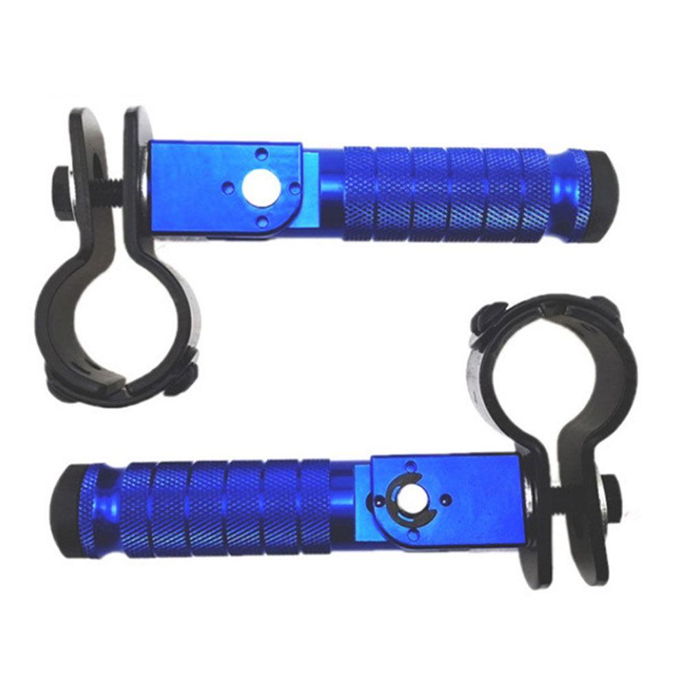 NEW Aluminum Alloy Motorcycle Footpegs Folding Universal Offroad Footrests Durable Rear Pedals Set Motorcycle Accessories