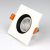 2PCS Low Price GU10 Round Square Plastic Adjustable Anti-glare Recessed Spotlight Fixture MR16Downlight Spotlight Mounting Frame