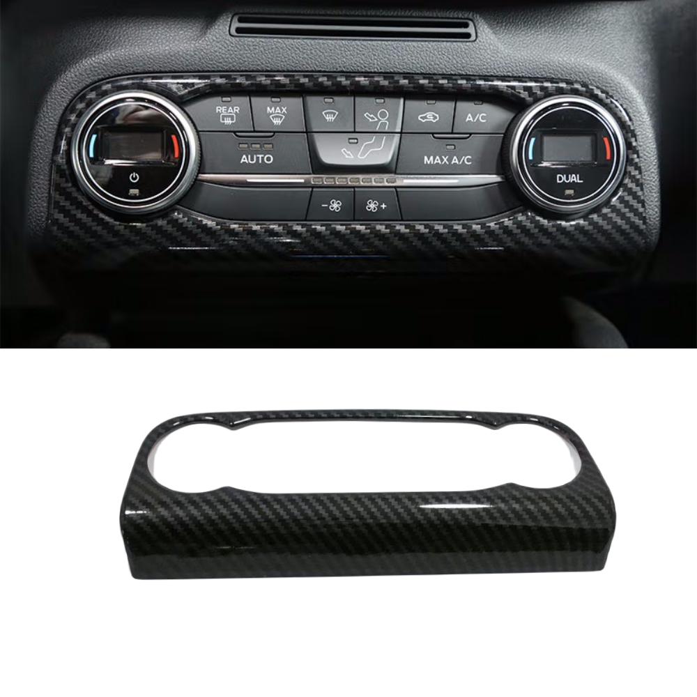 For Ford Focus MK4 2019-2022 Car Central Control Air AC Multifunction Button Panel Cover Trim ABS Plastic Sticker Accessories