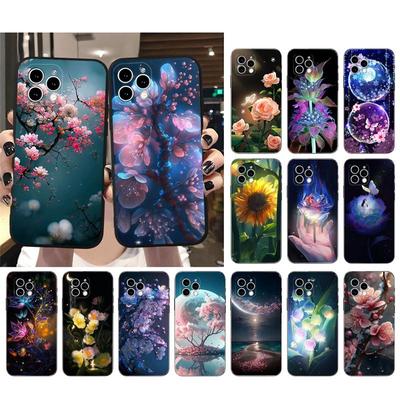 Amazing Flower Style Art Phone Case Cover Coque For Iphone Xiaomi Mi Samsung Galaxy Redmi Note A S 11 12 13 14 15 22 23 24 5G Pro Plus Max Fe Ultra