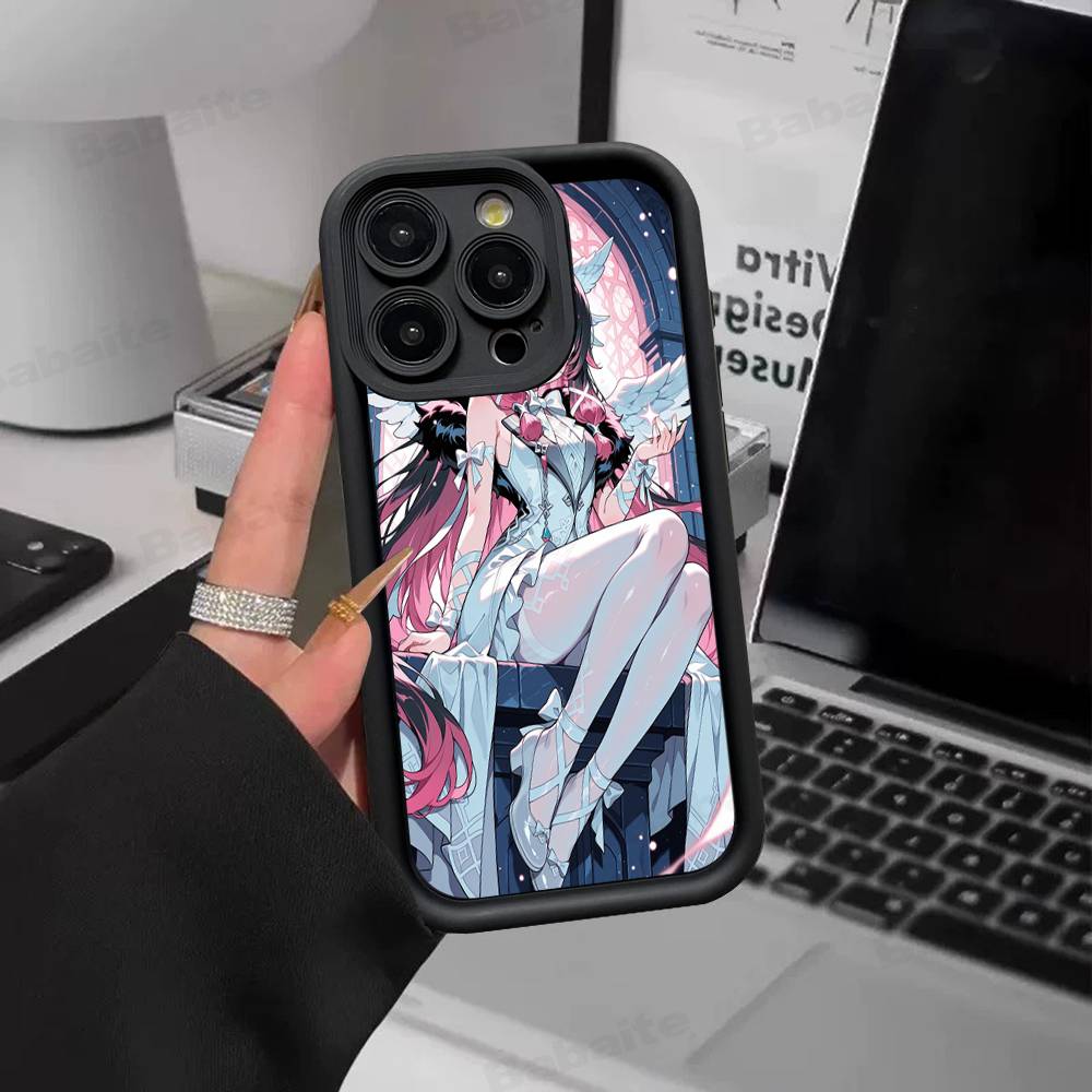 Genshin Impact Columbina TPU Phone Cover For iphone 17 16 15 14 13 12 11 Pro Max Plus Case Cover