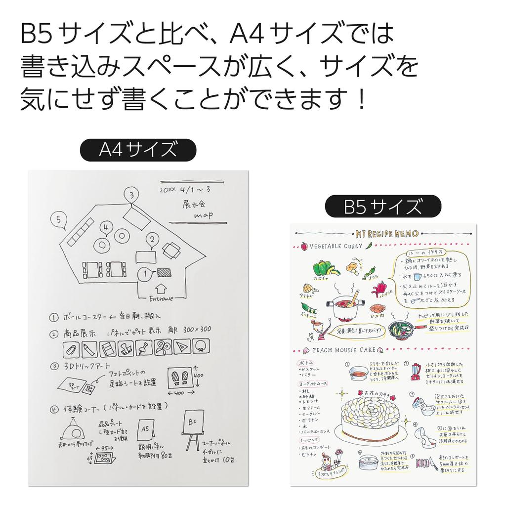 Kokuyo Soft Ring Notebook Business A4 Plain 70 Sheets S-SV427W-D Black