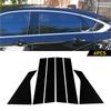 Car B Pillar Post Trims Glossy Black Window Pillar Protection Stickers for Chevrolet Impala 2014-2020