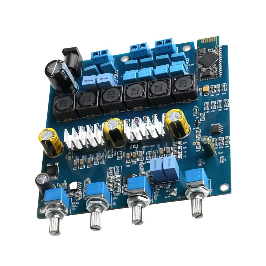 Advanced 2.1Channel Audios Amplifier Board Featuring 100W Bass 50Wx2 Channel and Sealed Dustproof Potentiometer