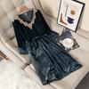 Velvet Pajamas Women's Pajamas V-neck Nightgown Velvet Pajamas Pajamas New Underwear Home Clothes