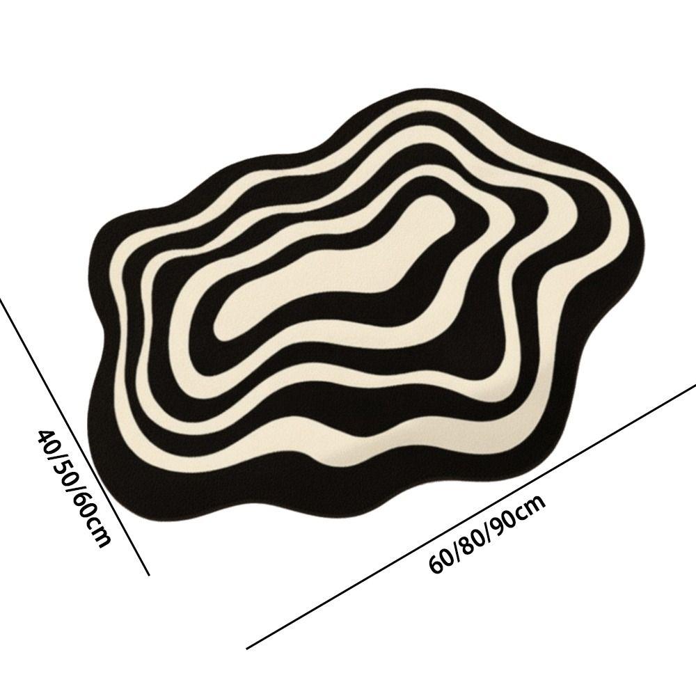 Diatomaceous Earth Floor Mat Irregular Entrance Door Mat High Quality Decorative Carpet  Home