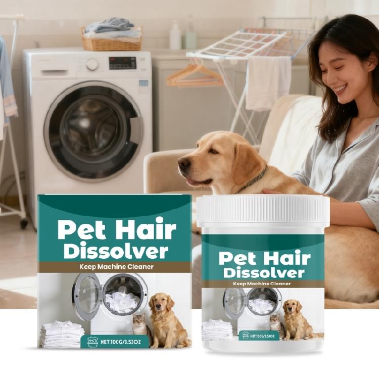 Fast Acting Pet Hair Dissolution Solution Safe For Washing Machines Removes Furs From Various Fabric Type