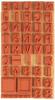 Stempelstudio Liebe Ornament ABC Eco Stempel, Stempel, Klein, Holz, K2-06