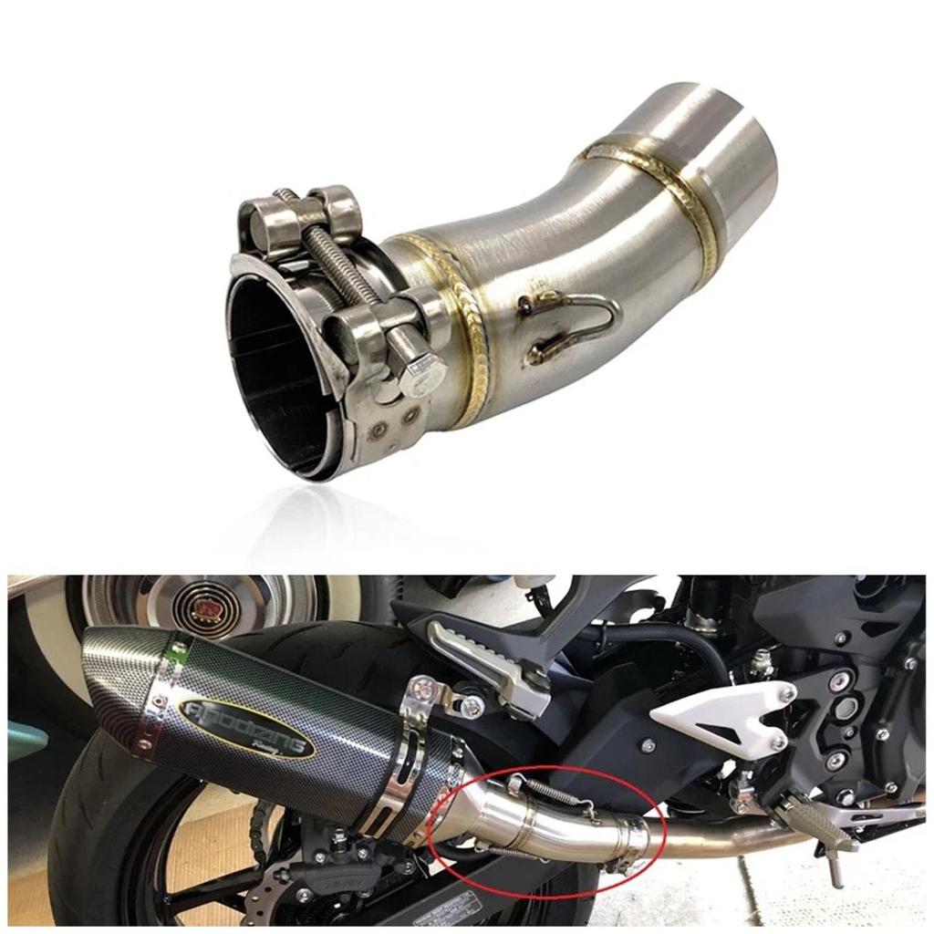MOTOR KANTO Kawasaki Ninja250 Z250 Ninja400 Z400 Intermediate Pipe Exhaust Pipe Intermediate Pipe Bike Silencer Slip-on Muffler