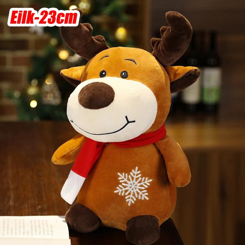 Weihnachtsmann Schneemann Rentier Plüschtier Kreatives Weihnachtsgeschenk für Mädchen Feiertag Niedliches Weiches Plüschtier