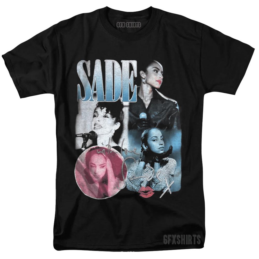 Sade Adu Shirt Concert Tour Merch 90s Vtg Graphic Design T-Shirt