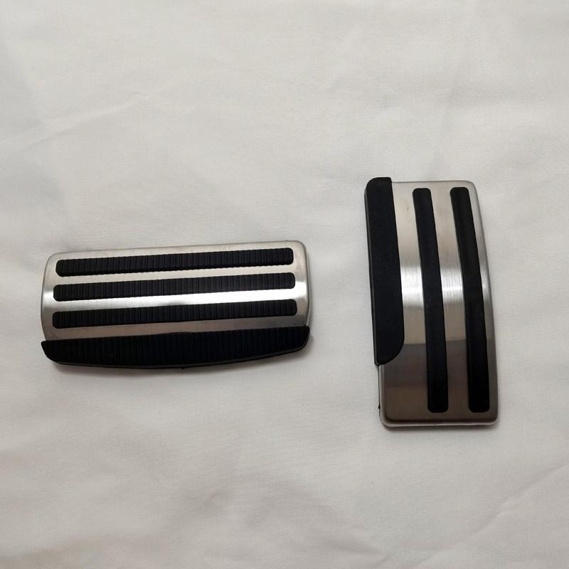 For Nissan Frontier 2025 Stainless Steel Car AT Gas Fuel Brake Pedal Auto Accelerator Pedal Anti-Slip Cover 2024