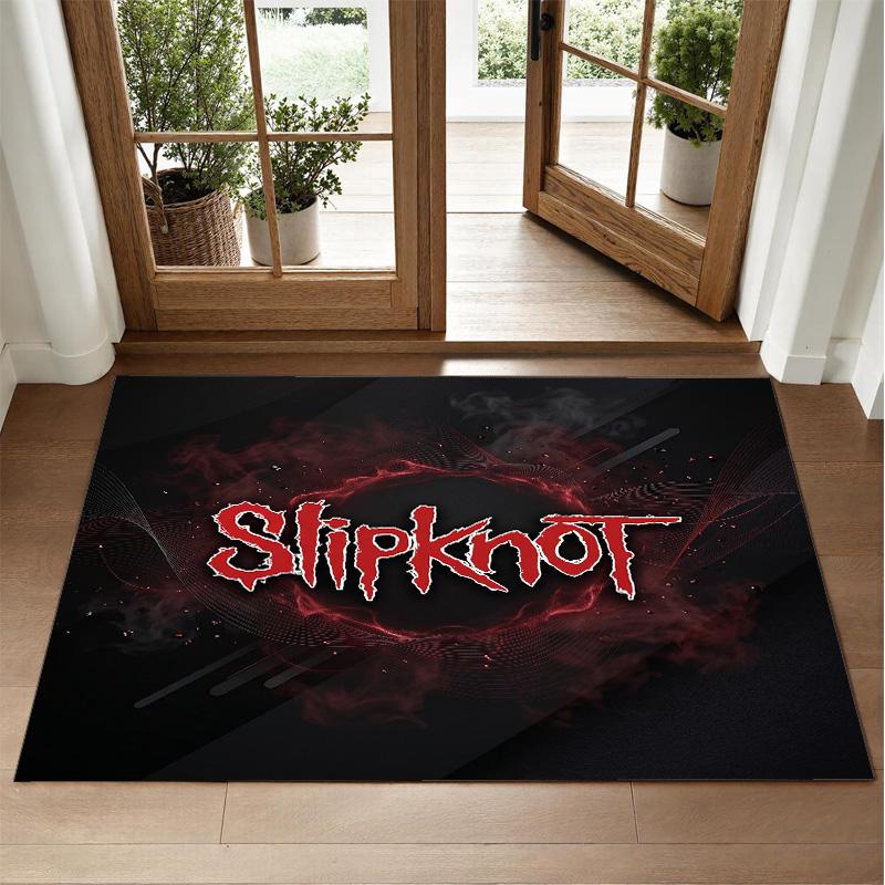 Slipknot Design Crystal Velvet Rug Soft Decorative Mat for Bedroom Entrance