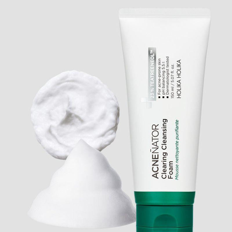 

HOLIKA HOLIKA Acnener Clearing Cleansing Foam 150ml Acne Clearing Cleansing Foam