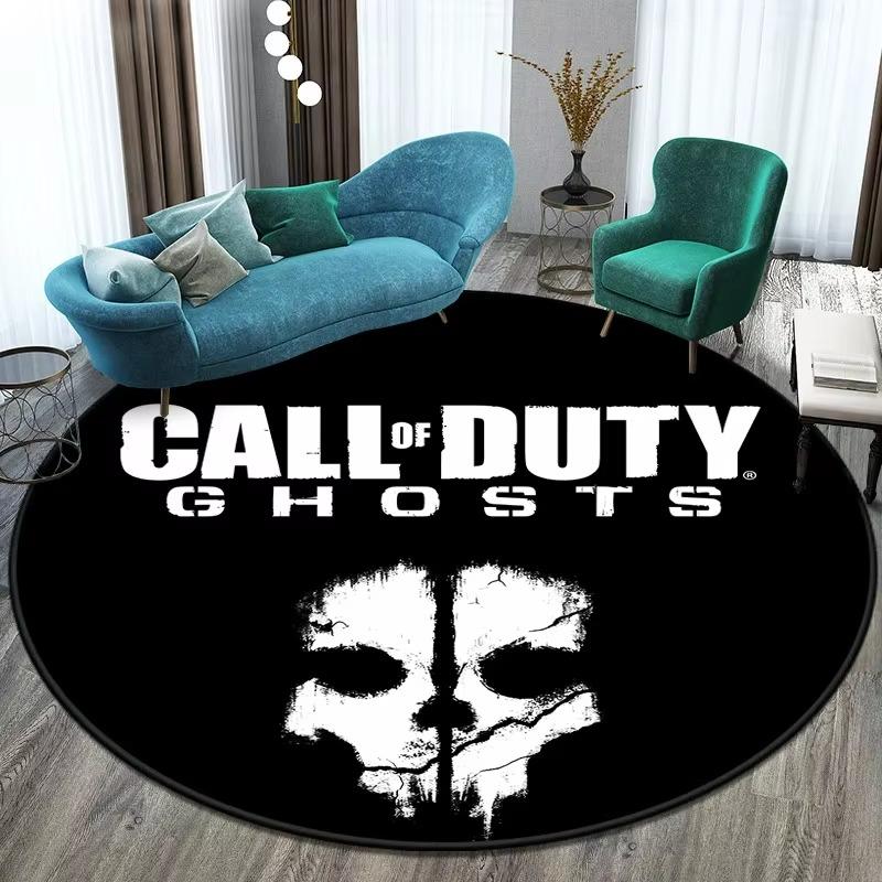 Game Shooting Call CD Round Carpet Rugs Camping Picnic Mats Flannel Carpets for Living Room Decoracion Exquisite Rugs INS