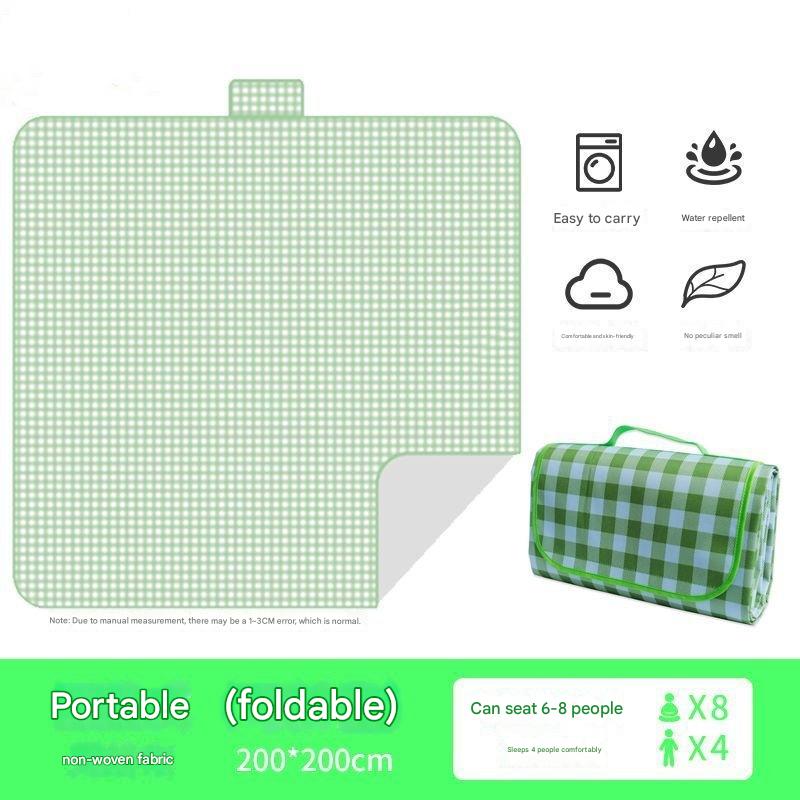 Moisture-proof picnic mat for outdoor camping, thickened portable tablecloth, enlarged mat for outings in spring and autumn Picn