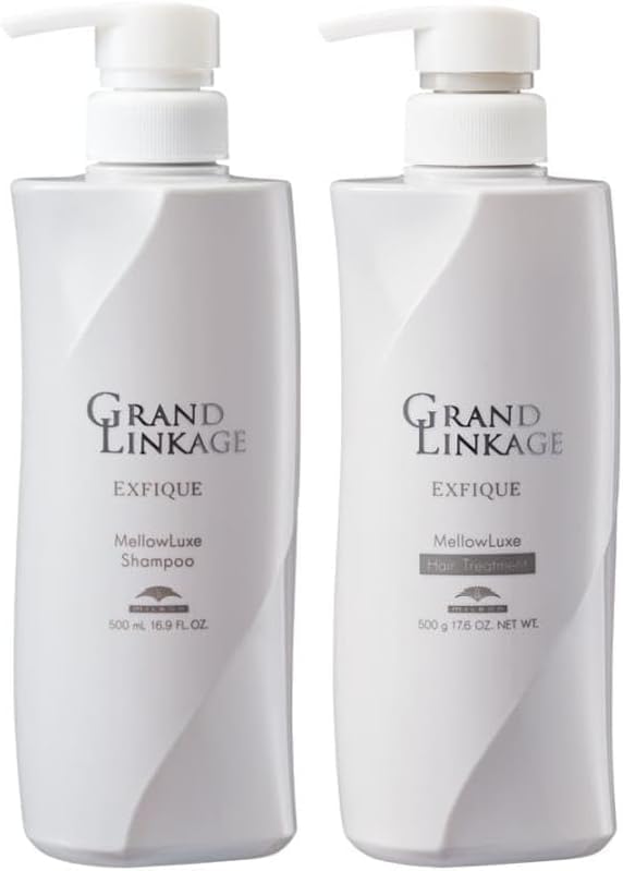 

Milbon Grand Linkage EXFIQUE Mellow Luxe Шампунь 500 мл Лечение 500 г Дозатор
