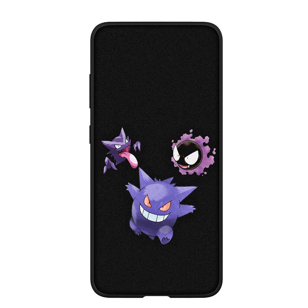 Phone Case for Samsung Galaxy S25 S23 S22 S24 Ultra FE Plus S9 A05 A06 A15 A16 A36 A37 A35 A54 A55 A56 A57 A25 A53 A17 Pikachu Pokemon GO Gengar Cover