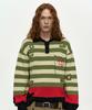 ADSB ANDERSSON BELL Stripe Damaged Polo Sweater Atb1419M(Multi)
