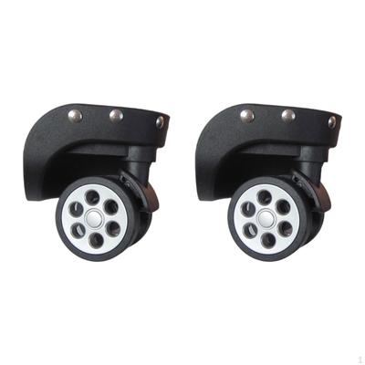 2 Pieces Luggage Suitcase Wheels Spare Parts Impact Resistant Silent Wear Trolley Bag