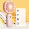 Handheld Folding Fan Rechargeable Strong Wind 3 Speed Portable Compact Fan for Outdoor Travel Sports Games Events Summer