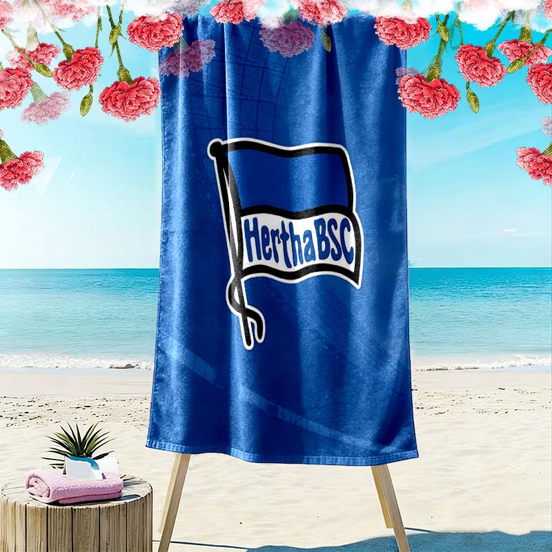 Hertha Soul Print Beach Towel, Large Soft Quick Dry Towel for Beach Camping Swimming