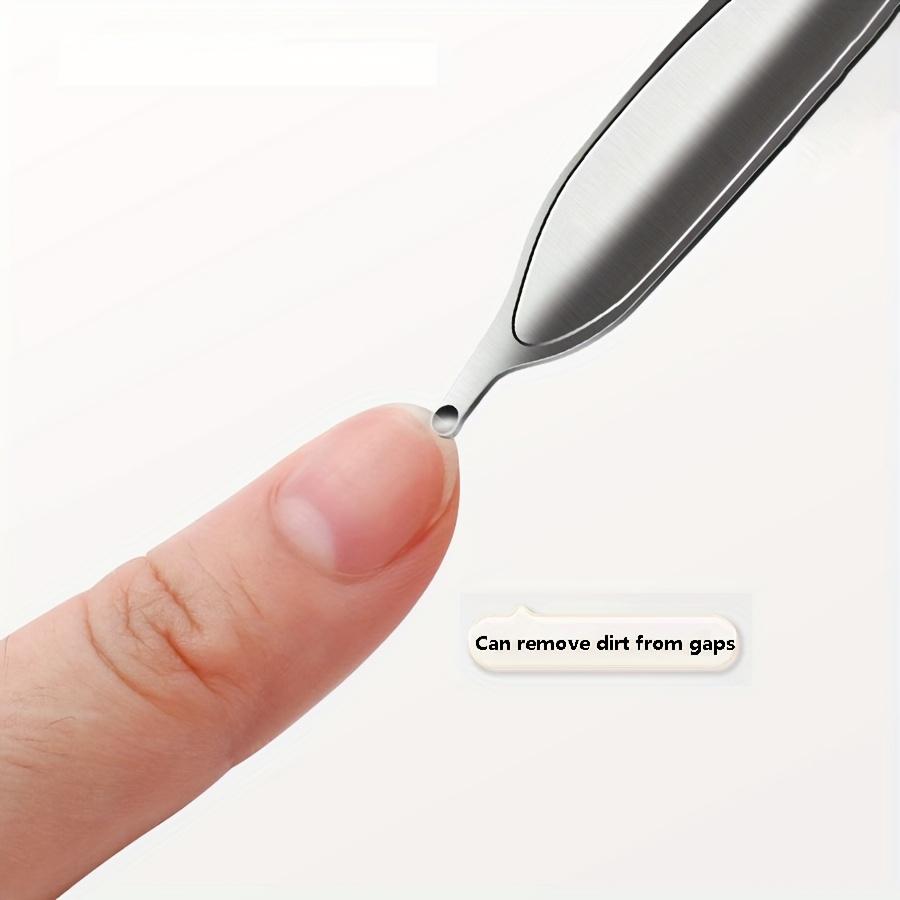 1PCS Professional Nail File , Double-Sided Stainless Steel, Durable & Reusable, Nail Manicure File for Men & Women