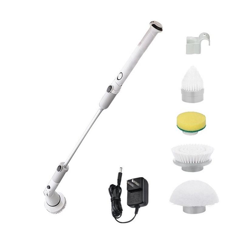 Electric Long-Handled Multi-Functional Cleaning Brush for Windows and Tiles EU Standard