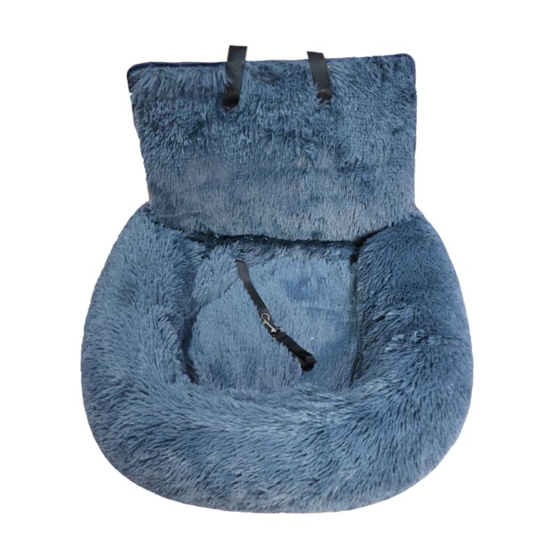 Furry Warm Dog Bed for Car Seat Soft Cushion Pet Bed For Travel Easy To Install Carseat Cushion for Breeds Road Trips