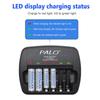 PALO Battery Charger +1.2V AA AAA Rechargeable NIMH Battery AA AAA NIMH Battery for Flashlight Toy