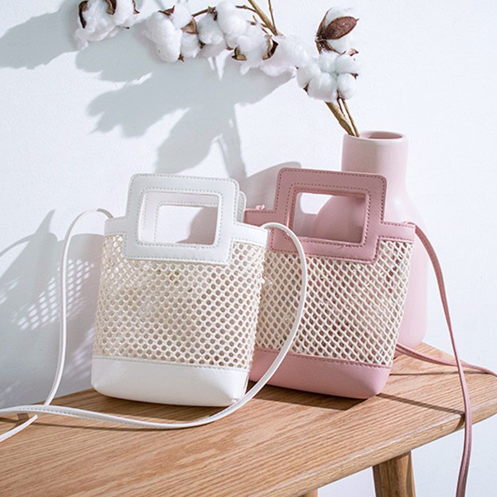 

Женские Женские Летние Пляжные Мессенджеры Тканые сумки Сумки через плечо Сумки Повседневная сумка