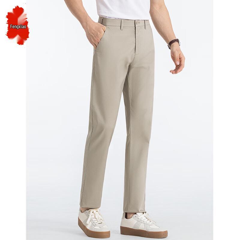 

Fèngxiào Men s Elastic Wrinkle-Free Casual Pants 37