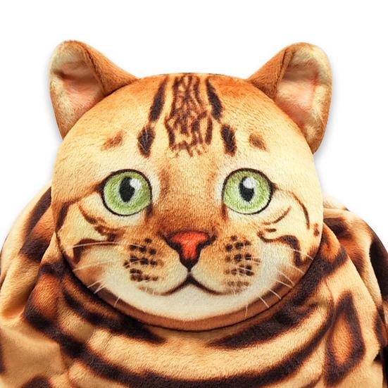 Cat Travel Makeup Bag Drawstring Cosmetic Organizer Cat Design Lay Flat Large Capacity Cosmetic Pouch Gift for Cat Lovers