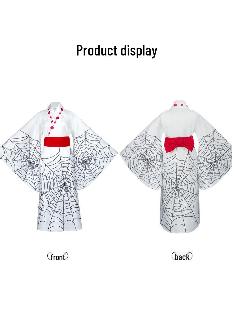 Demon Slayer Spider Demon Mother Cosplay Kimono Full Set