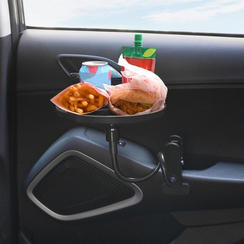 Car Trays For Eating Sauce Holder For Car Anti Slip Multipurpose Travel Car Accessories Car Food Tray Table Car Cup Holder