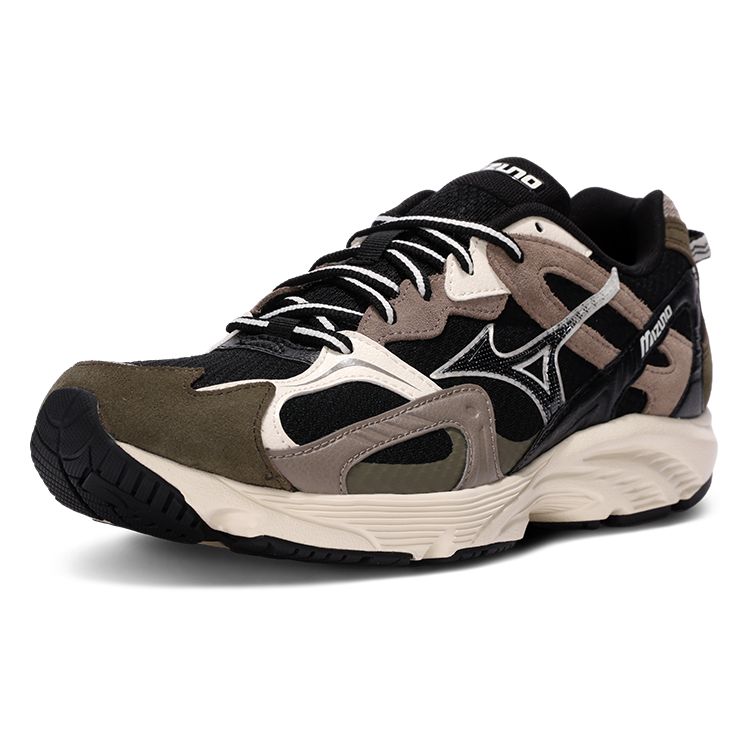 Mizuno Retro Comfortable Synthetic Leather Shock Absorption Wear-Resistant Support Rebound Low-Top Casual Running Shoes Unisex sneaker D1GH232201