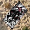 Naruto Character Personalized Text Beach Towel Soft Durable Quick-Dry Ideal for Travel Outdoor Swim Pool Yoga Surf Camping Hiking Gym Gift Holiday