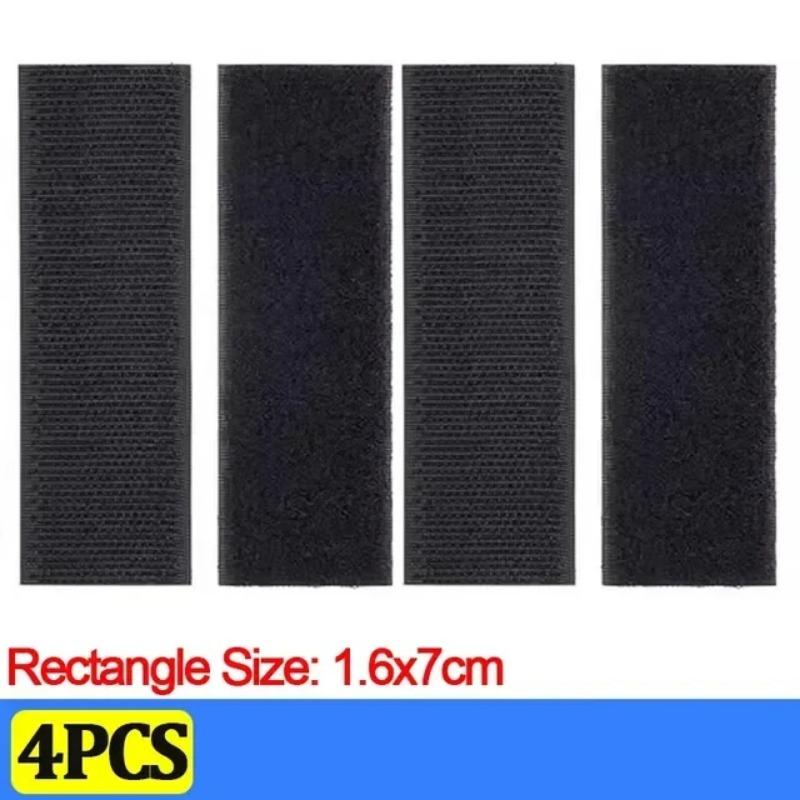 

Наклейки для фиксации ковров 50/1 шт. Двойные высокоадгезивные фиксирующие автомобильные заплатки нескользящий коврик для дома коврики для ног нескользящие ленты для захвата новые Square(1.6*7CM)*4PCS