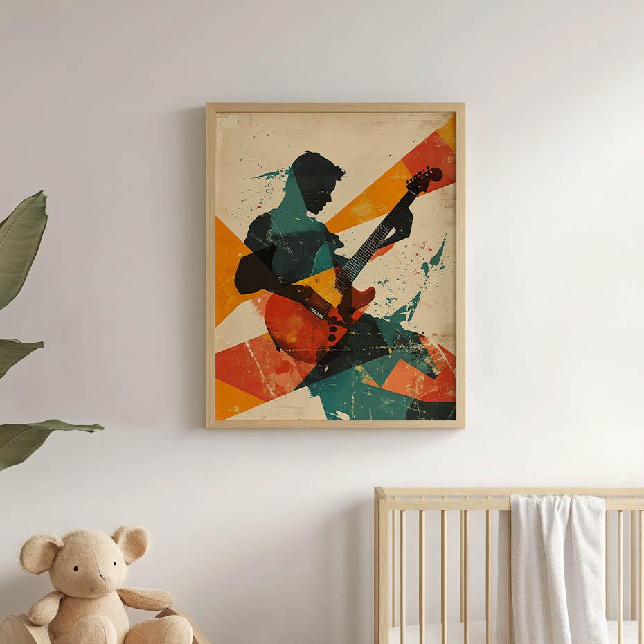 Plakat Muzyczna Pasja Plakat Muzyczna Pasja, 30X40 Cm, Bez Ramy, Papier Matowy 230 Gsm