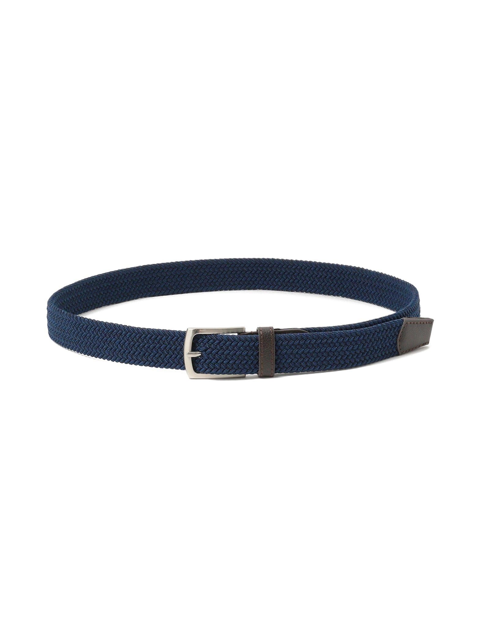 [BEAMS HART] Canvas Belt Mesh Belt Men s NAVY M