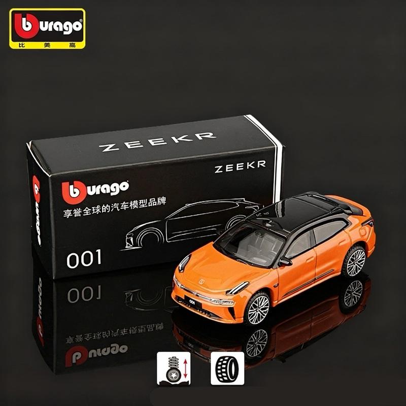 

Bburago 1:64 2025 ZEEKR 001 001FR Alloy Station Wagon Sports Car Model Diecast Metal New Energy Vehicles Car Model Kids Toy Gift