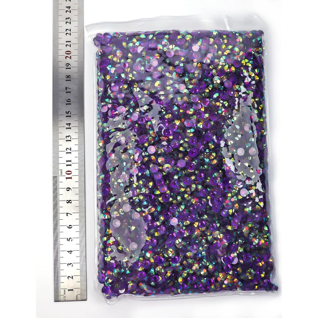 Weiches Harz Flachbodenbohrer Transparentboden AB Farbe, Nagelbohrer Violent Bear Sticker Bohrer DIY Handyhülle Zubehör