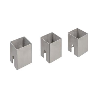 Square Fireproof Board Bracket & Stainless Steel Universal Barbecue Gasket , BBQ Tray Parts for Barbecue Buckets & Trays