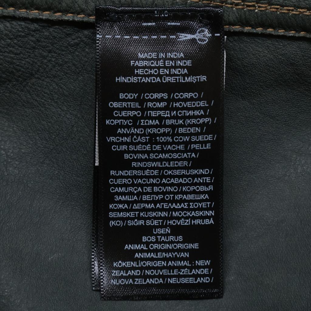 RRL [/Domestic genuine] MNRROTW16020163 Cowhide with metal buttons, full-grain lining, indigo dyed roughout suede Jacket XS/TP IndigoUsed