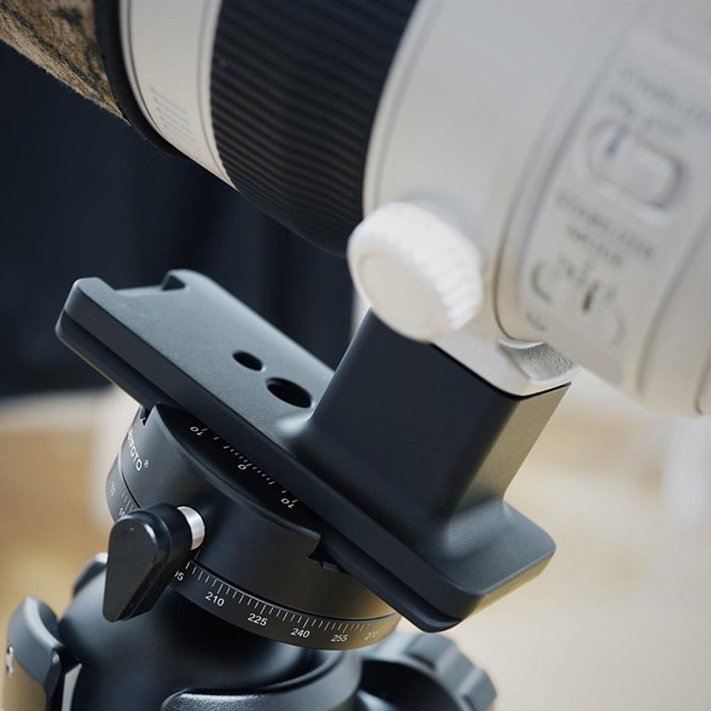 Haoge Lens Foot Tripod Mount Ring for Canon EF IS II USM Lens with Arca Swiss Compatible Quick Release Plate LF-C14 100–400mm f4.5–5.6L Built-in