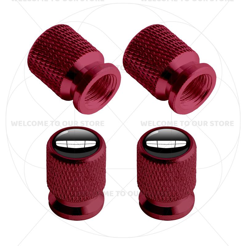 For Geely Auto Emblem Coolray Tugella Monjaro Atlas Pro Okavango 4Pcs Aluminum Car Tire Valve Caps Wheel Stem Air Dust Covers